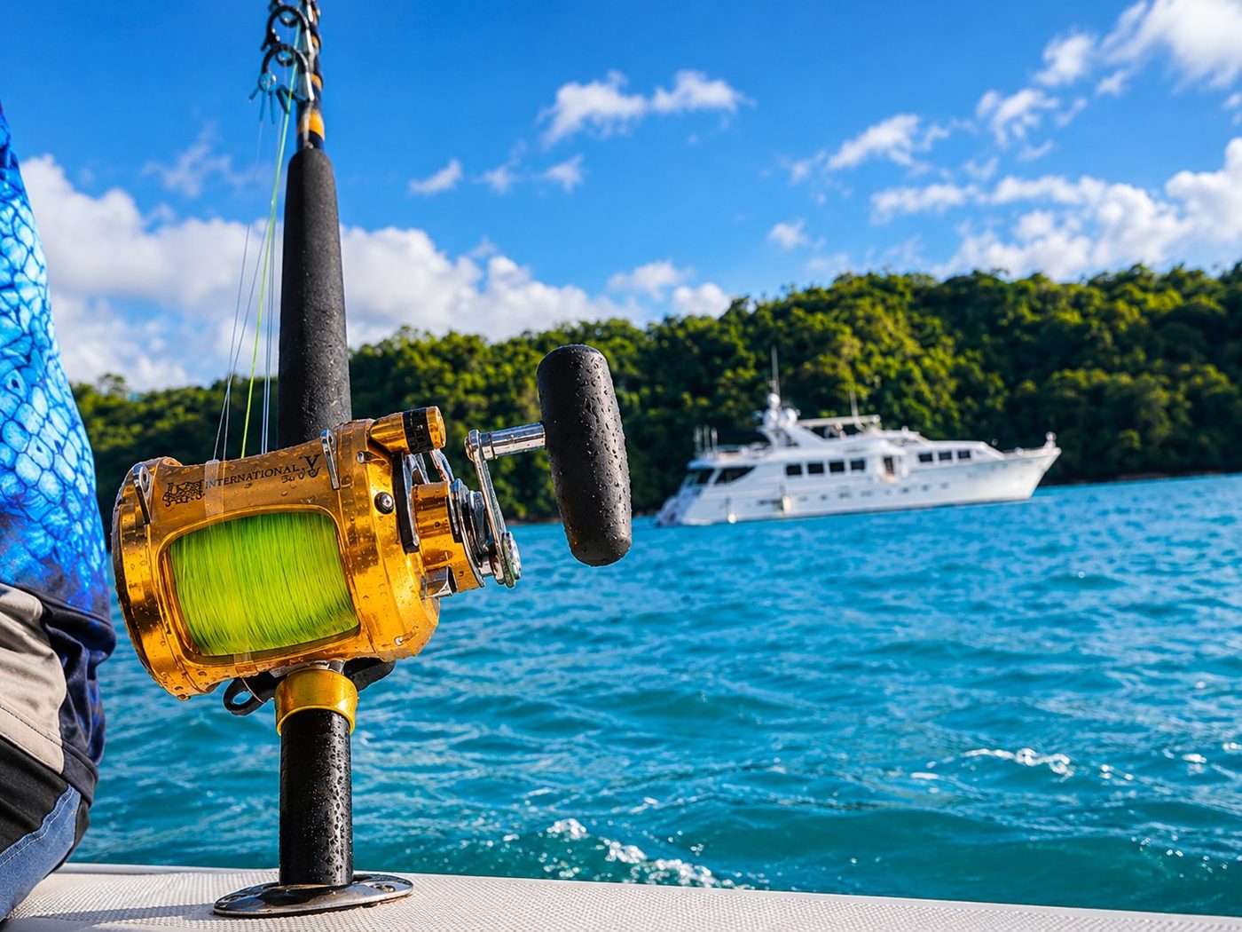 Caña de pesca deportiva en el Pacífico panameño